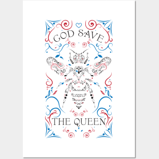 god save the queen Posters and Art